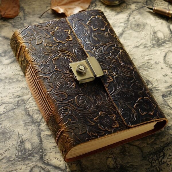 Vintage Cowhide Leather Journal Notebook