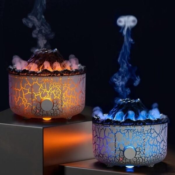 Volcano Flame & Jellyfish Spray Aroma Diffuser Humidifier