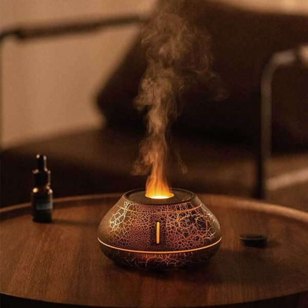 Colorful Flame Aroma Diffuser & Humidifier for Home