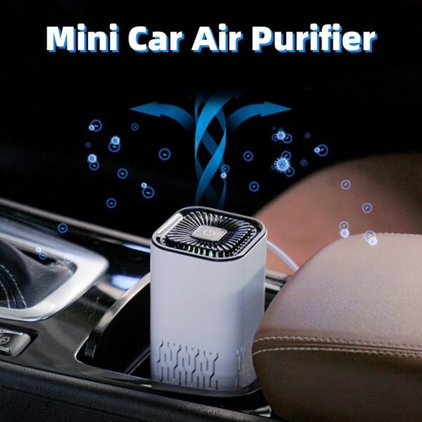 Portable Car Air Purifier & Negative Ion Generator