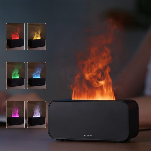 Timing Simulation Flame Aroma Diffuser & Humidifier